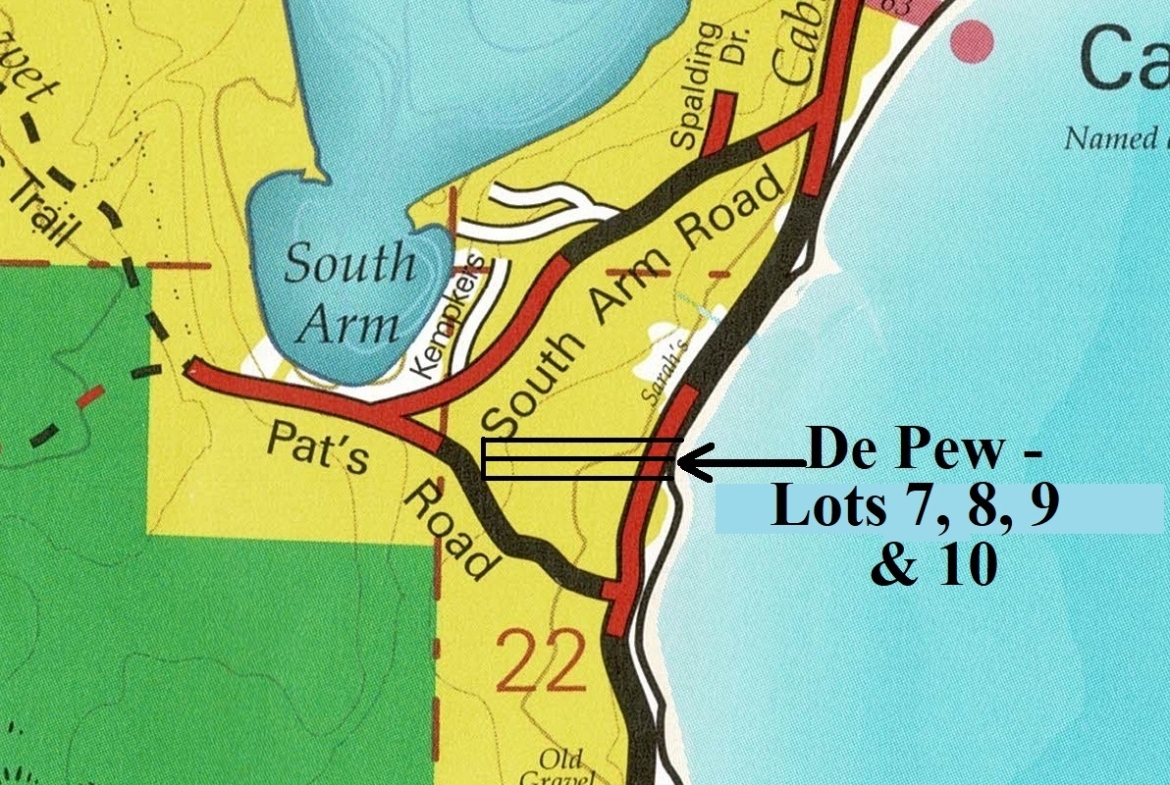 De Pew – Lots 7, 8, 9 & 10 of Cables Bay