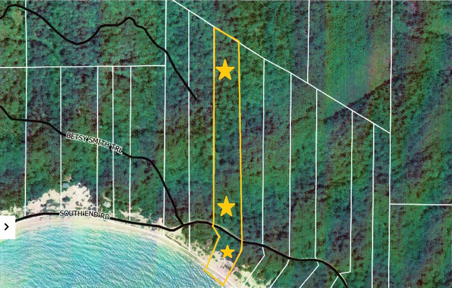 Aerial MLS – Karty Beautiful Iron Ore Bay Lakefront Acreage Parcel