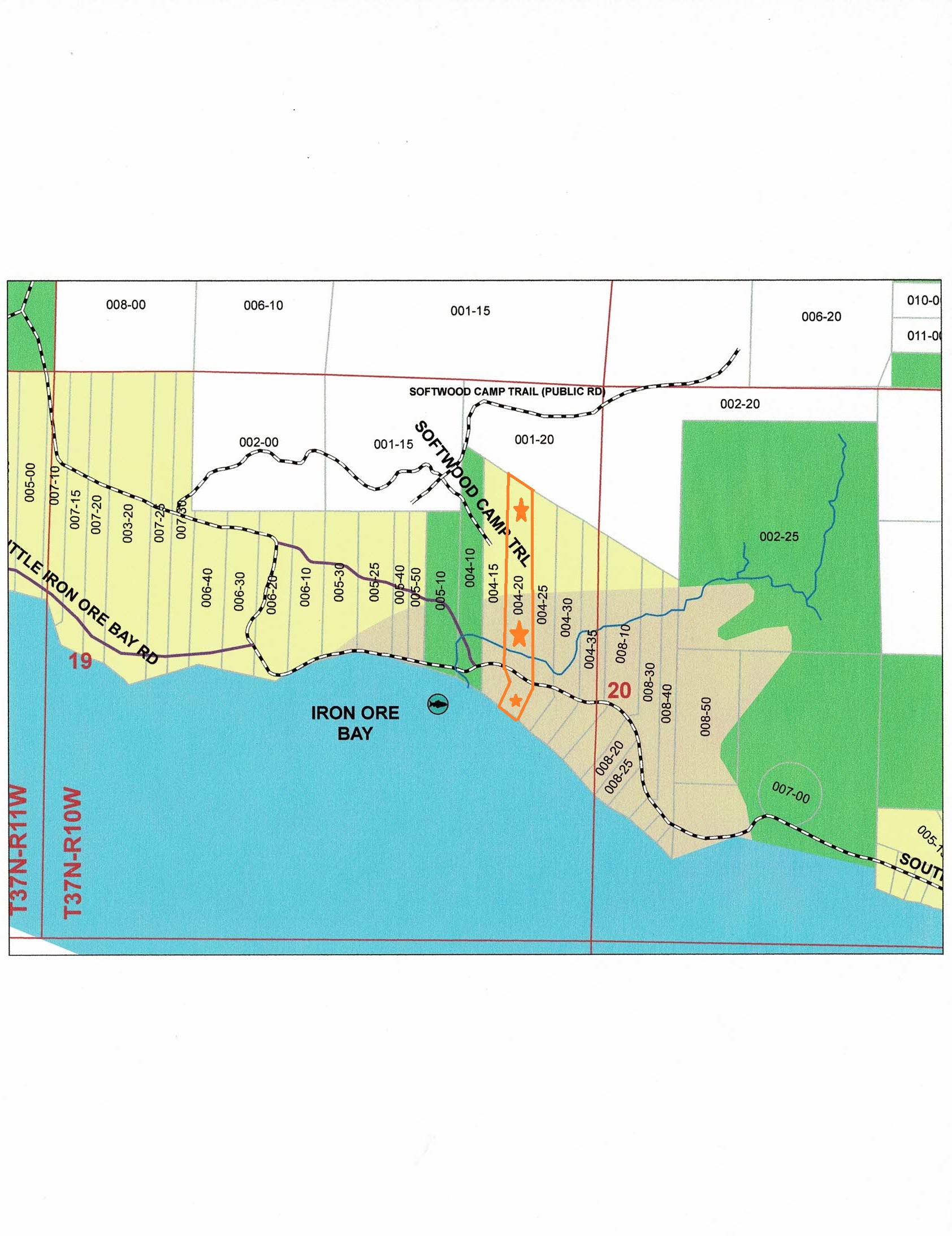 Zoning – Karty Beautiful Iron Ore Bay Lakefront Acreage Parcel