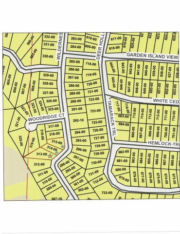 Wilderness Ct. – PSJ lots – 313, 314, and 315