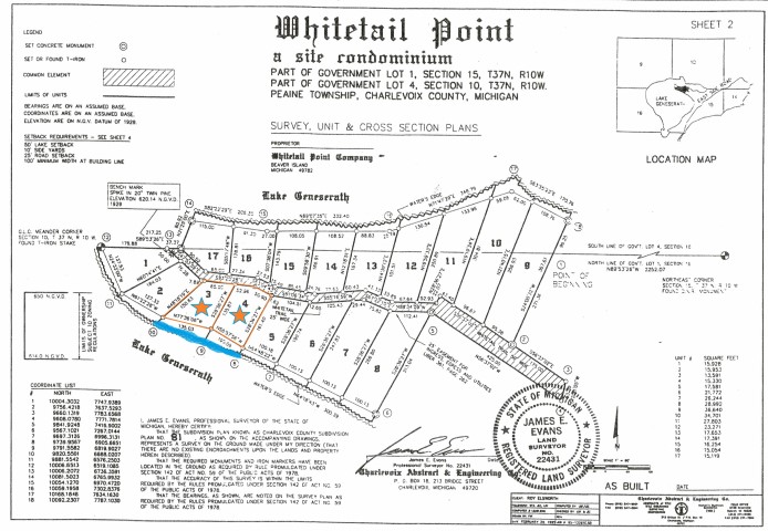 Lots #3 and #4 of the Whitetail Point Site Condominiums